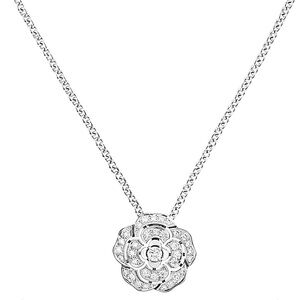CHANEL 18k gold Bouton de Camelia Necklace